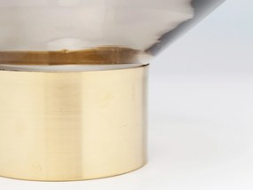 Noble Ring váza 40 cm sklo hnedá