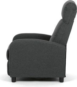 Polohovacie kreslo sivé TV-W3397 GREY2