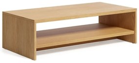 Konferenčný stolík v dekore duba v prírodnej farbe 60x120 cm Abilen – Kave Home