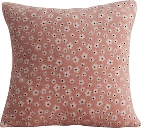 Obojstranná obliečka na vankúšik DUO SENSE DAISELLE 45x45 cm mikroplyš/flanel, ružová