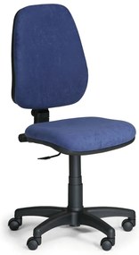 Pracovná stolička Comfort bez podrúčok, modrá