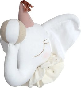 Dekorácia do detskej izby cirkusový slon – biely