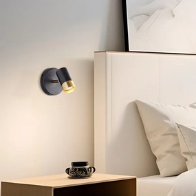 Brilliant - LED nástenné bodové svietidlo VIGOLO 1xGU10/5W/230V čierna/zlatá