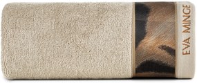 BAVLNENÝ UTERÁK EVA MINGE23 SADA 3KS 70X140 CM BÉŽOVÁ