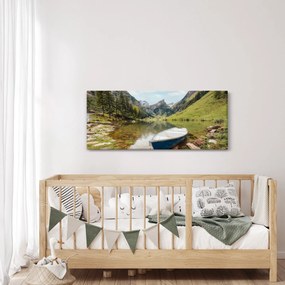 Obraz - Seealpsee, jazero Švajčiarska (120x50 cm)