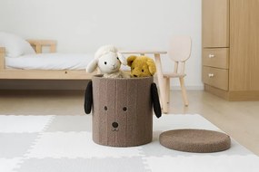 Taburetka DOODLE tmavobéžová PHO4274