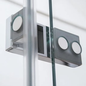 Jednokrídlové sprchové dvere OBDNL(P)1 s pevnou stenou OBDB Ľavá 80 cm 80 cm 200 cm