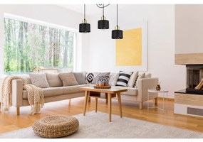 Závesné svietidlo Panta Spider, 3x čierne kovové tienidlo, g