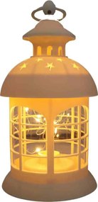 Dekoratívny lampáš COZZY - 12x12x23,5 cm - biela