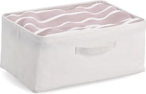 Zeller Present Úložný textilný box na oblečenie do skrine CREAM, 37 x 26 x 16 cm