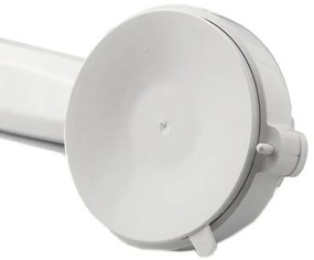 Spirella Držadlo do kúpeľne s prísavkami a indikátorom SAFE, biela, 40 cm