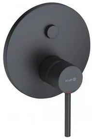 Kludi Kludi Bozz sprchová a vaňová batéria bez podomietkového telesa čierna matná 386593976