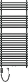 Mexen Sol, elektrické vykurovacie teleso 1200x500 mm + vykurovacia tyč 600 W, antracitová, W125-1200-500-2600-66