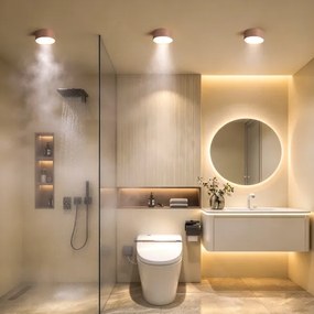 BRILAGI -LED Kúpeľňové stropné svietidlo FORIS LED/14W/230V priemer 12 cm bronz IP44