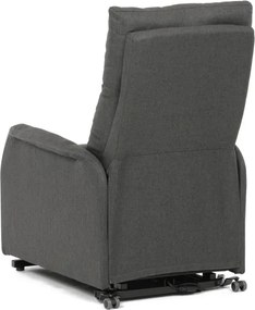 Polohovacie kreslo sivé, elektrické TV-5482 GREY2