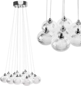 Toolight Toolight, závesné svietidlo 13xG9, MS025-13CP, chrómová, OSW-09640