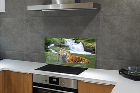 Nástenný panel  tiger vodopád 125x50 cm
