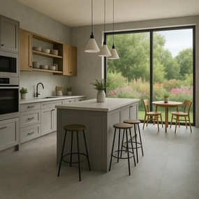 PVC podlaha - lino Logitex Ultimate 55 Sting T95, na mieru, šíře 2m,4m, šedá, filc, chodba / predsieň, IVC Commercial