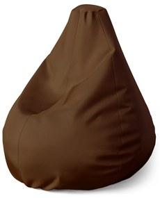 Sablio Sedací vak Pear Čokoládovohnedá - 70 x 95 x 15 cm
