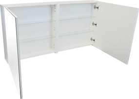Comodo Zrkadlová skrinka Montana 120 ZS LED-G s osvetlením Any LED 80 G, zlatá