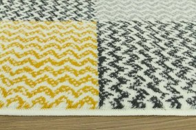 Koberec Luna 503568/89935 Patchwork žltý