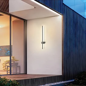 Brilagi - LED vonkajšie nástenné svietidlo AURA LED/12W/230V 3000K IP54 antracit