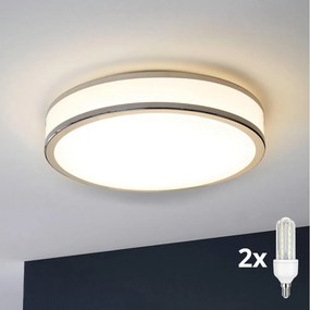 Eglo 31025 - LED Kúpeľňové stropné svietidlo PALERMO 2xE14/40W/230V IP44