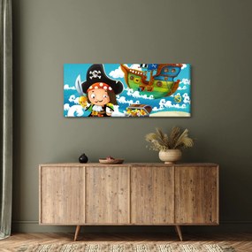 Obraz - Pirátsky poklad (120x50 cm)
