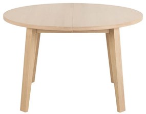 Rozkladací jedálenský stôl A-line 120/220 cm bielený dub