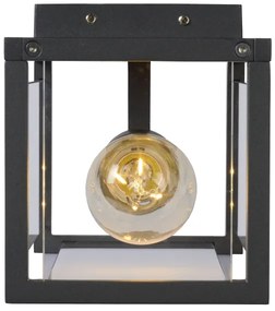 Lucide 27885/01/30 - Vonkajšie nástenné svietidlo CLAIRE 1xE27/15W/230V IP54 čierna