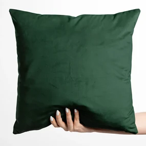 Biante Zamatová obliečka na vankúš Velvet Prémium SVP-012 Zelená 45 x 45 cm