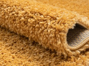 My Flair, Kusový koberec My Shaggy goldgelb, 160x230, žltá, chodba / predsieň