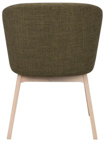 Zelené čalúnené jedálenské kreslá v súprave 2 ks Windham – Rowico