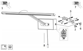 Searchlight 5586CC - LED Obrazové svietidlo LED/7,7W/230V chróm