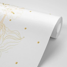Tapeta zlatý strom múdrosti