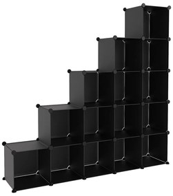 Kombinovateľné úložné kocky, 15 ks