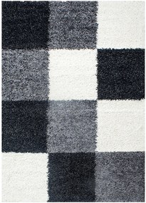 Koberce Breno Kusový koberec LIFE 1501 Black , čierna, viacfarebná,60 x 110 cm