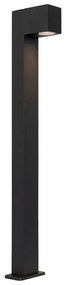 Priemyselná stojaca vonkajšia lampa čierna 80 cm IP44 - Baleno