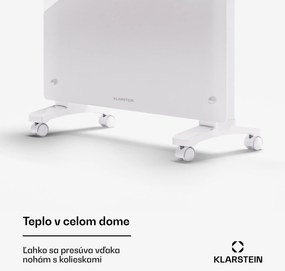 Klarstein Bornholm Smart 1500, konvekčné vykurovacie teleso, 1500W, WiFi, LED, IP24