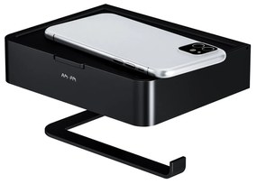 Držiak na toaletný papier AM.PM Inspire 2.0 AIA341522 s boxom, čierny