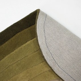 Zelený ručne tkaný vlnený koberec 200x290 cm Puddle Ombre – Flair Rugs