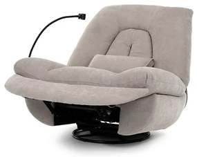 Autronic BONTEC Polohovacie kreslo, elektrické zabudované ovládanie, béžová, látka, TV-7081 LAN2 Farba: Béžová