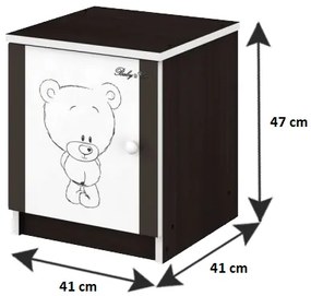 Detský nočný stolík DO NEBIES