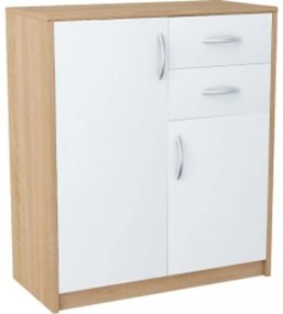 Komoda JULIA K12D2 Biela
