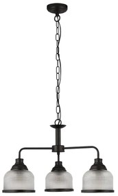 Searchlight 1683-3BK - Luster na reťazi BISTRO 3xE27/60W/230V čierna