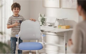 Detská otočná stolička Mark Adler Junior 4.3 modrá / sivá