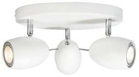 Dizajnové bodové biele okrúhle - vajíčko 3