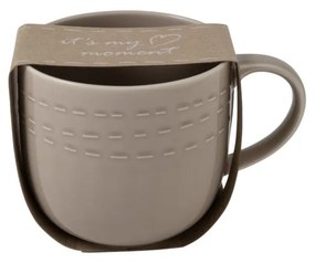 Béžový porcelánový hrnček Villeroy &amp; Boch Like It's my moment, 500 ml