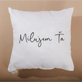 Dekoratívny vankúš Milujem ťa 40x40 cm EMI