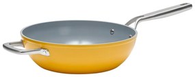 Wok panvica s pokrievkou/s keramickým povrchom ø 28 cm Meda 3.0 – FABINI